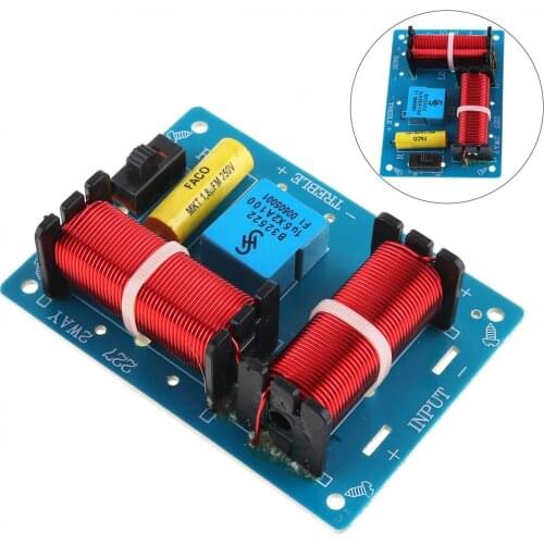 12V 80W Speaker Audio Frequency Divider Loudspeaker 2 Unit Crossover Filters for Speakers