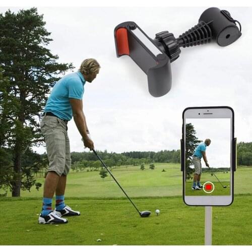 2021 Fashion Golf Swing Recorder Holder Cell Phone Clip Holding Trainer Practice Training Aid New Golf Sport Accessories