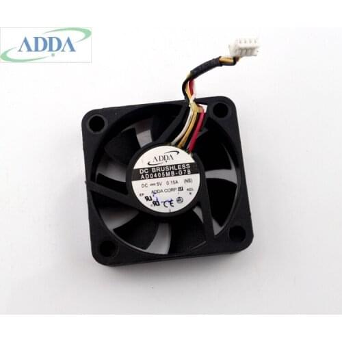 For ADDAA AD0405MB-G7B 4010 5V 0.15A 4P PWM ultra silent cooling fan