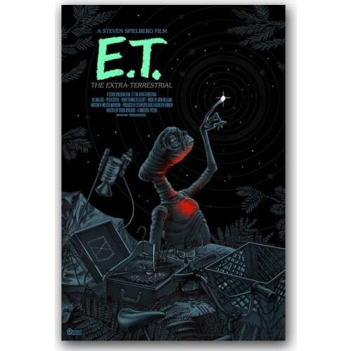 ET Classic Movie Silk Poster Wall Art Print Canvas Painting Decorative Picture Wallpaper Modern Living Room Home Decoration