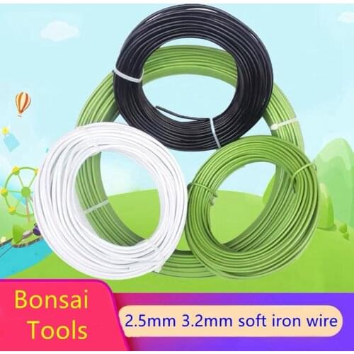 Bonsai Tools Bonsai Wire Orchard And Garden Utensils Vegetable 2.5/3.2MM Plant Modeling DIY Soft Iron Wire Bundled Line Support