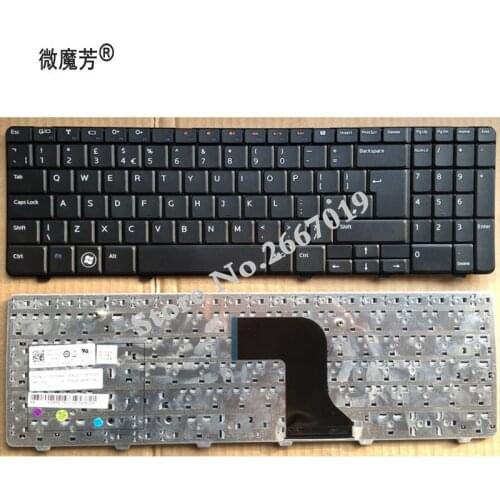 UK NEW Keyboard FOR Dell for Inspiron 15 15R 15N 15M 5010 N5010 M5010 laptop keyboard