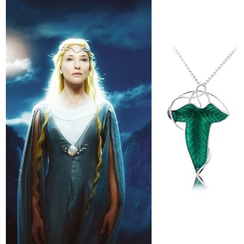 Lord Classic Green Leaf Pendant Bohemia Women Statement Necklace Fashion Charm Jewelry For Lady