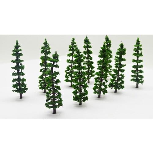 3cm height model green tasson trees toys scale sandtable miniature color plants for diorama tiny wargame forest mountain scenery
