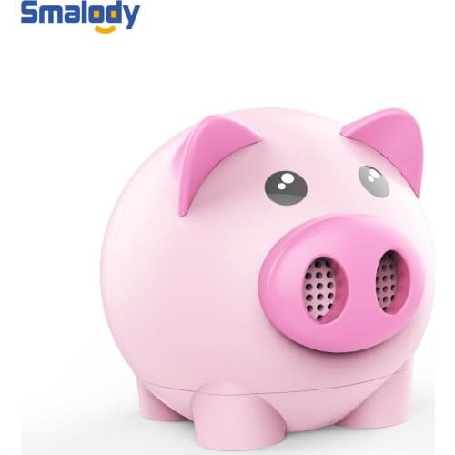 Cartoon speaker pig Bluetooth, mini portable speaker, wireless, FM radio stand, TF card, portable, cute