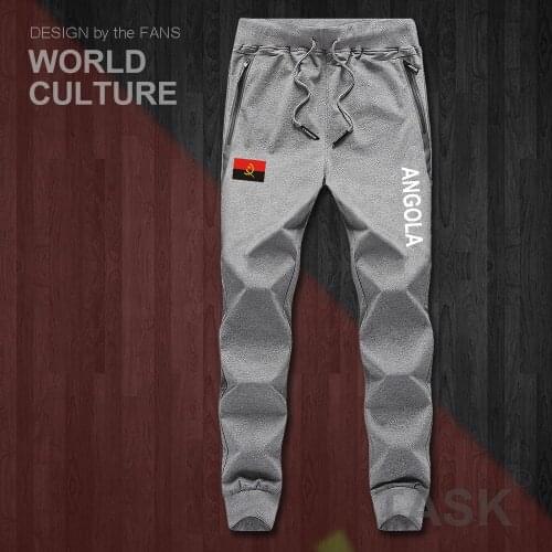 Republic of Angola Angolan AGO Ngola AO mens pants joggers jumpsuit sweatpants track sweat fitness fleece tactical casual nation