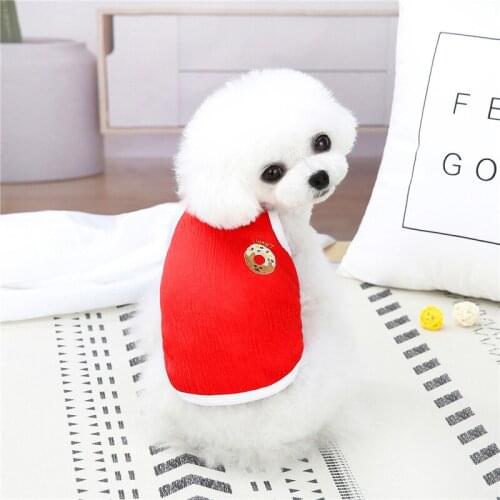 New Dog Clothes Cute Printed Vest Puppy Chihuahua Pets Clothing for Small Medium Dogs Vest Dogs Pet Supplies