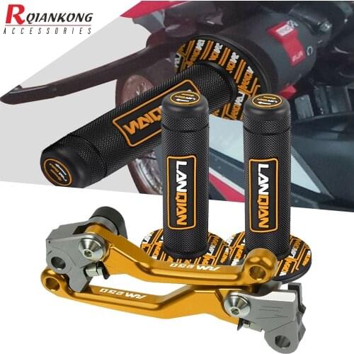Dirt Bike Motocross Handlebar Grips & Brake Clutch Levers For Suzuki RM250 RM 250 1996 1997 1998 1999 2000 2001 2002 2003-2008