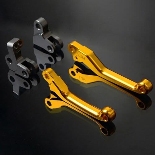 CNC For suzuki RM125 2004 2005 2006 2007 2008 Brake Clutch Levers Dirt bike Pivot Lever