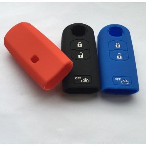 Smart Keyless Remote Entry Silicone Cover For Mazda M2 M3 M5 M6 GT 2 3 5 6 CX5 12-16 SPEED3 Key Protector Holder 3B