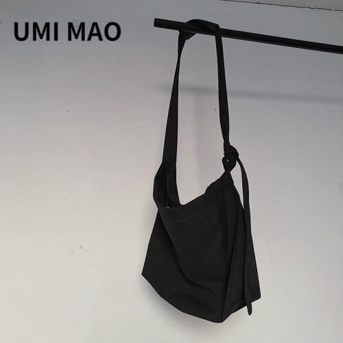 DARK Yohji Yamamoto dark black large capacity practical adjustable strap one-shoulder diagonal bag for men and women