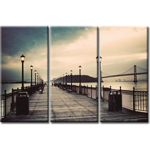 TOP SALE 3 Pcs/Set Artist Canvas Landscape series poster Canvas Prints Wall Pictures for Living Room Picture/Abstract (159)