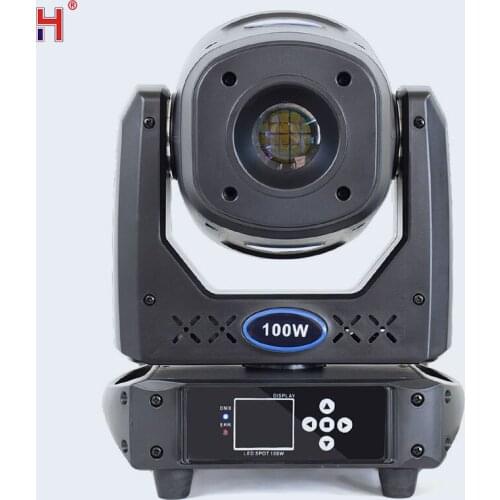 High Quality Moving Head Led Stage Lights Lyre Led 100w Spot Light With 8 Color+2 Gobo Plates And 5 Face Prism Sor Show