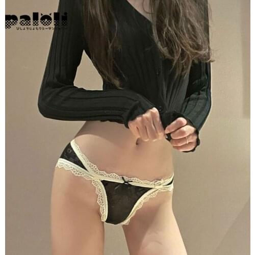 Womens Retro Panties Sexy Lace Lingerie Female Soft Underwear For Girls Low-Waistline Underpants Floral Briefs Womans Panty