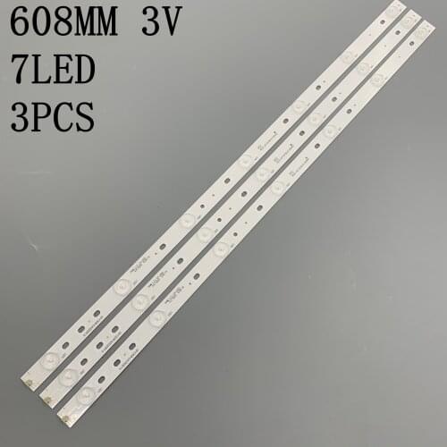 Led bar lights 1set=3pcs LBM320P0701-FC-2 LED backlight strips for p hilips BDM3201F