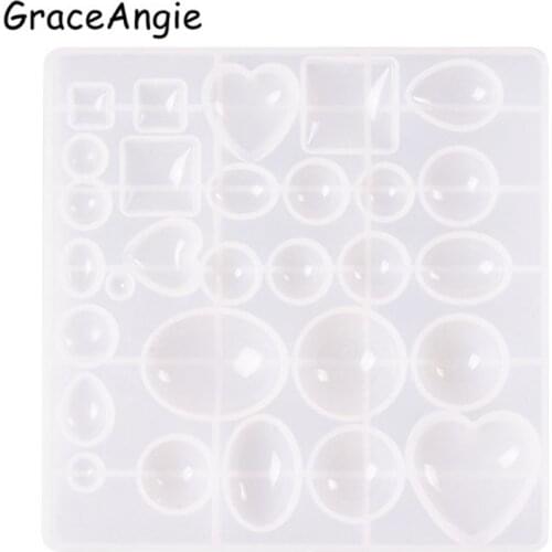 1PC Mix Shape Resin Liquid Silicone Combination Molds Silicone Bookmark Mold Necklace Pendant Making Epoxy Resin Jewelry DIY