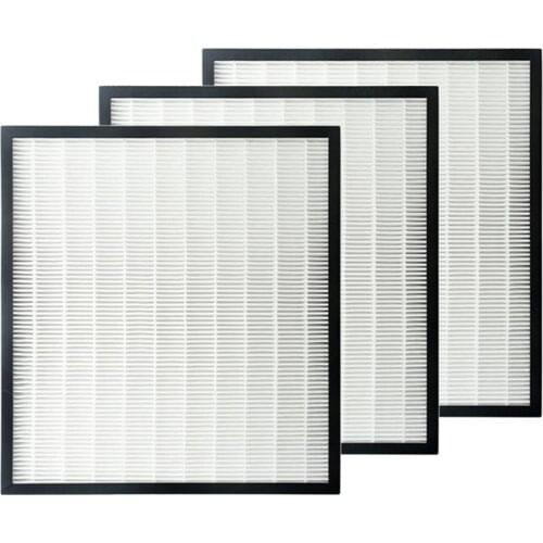 3 Pieces Replacement HEPA Filters Parts for Sharp Air Purifier Durable White