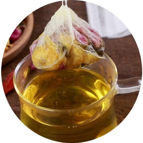 500pcs/Lot Corn Fiber Disposable Teabag Dried Flower Herb Drawstring Storage Tea Strainer Bags