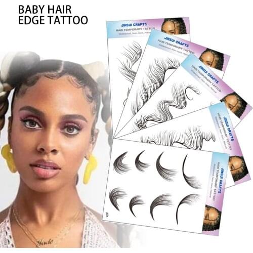 7Types Tattoo Sticker Baby Hair Tattoo Stickers Creating The Seriously Real Baby Hair Tattoo Sticker For You Hairline Sticker