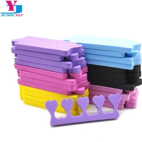 80pcs(40pair)Finger Toe Separators Nail Polish Feet Care Nail Tools Sponge Toe Separators Bulk Manicure Pedicure Tool Salon/Home