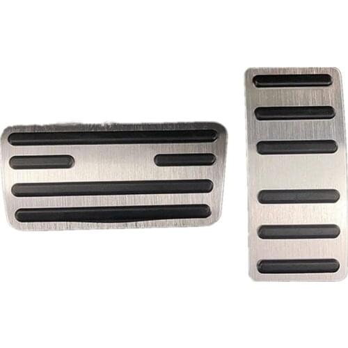 Aluminum Brake Accelerator Gas Pedal Cover for NISSAN NAVARA TERRA Xterra 2016+ Accessories, Anti Slip Foot Pedal Pad