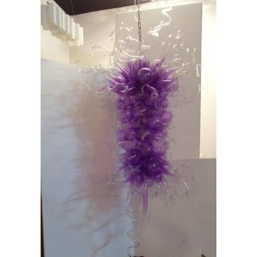 Free Shipping Elegant Cheap Art Decor 100% Hand Blown Glass Pendant Lighting