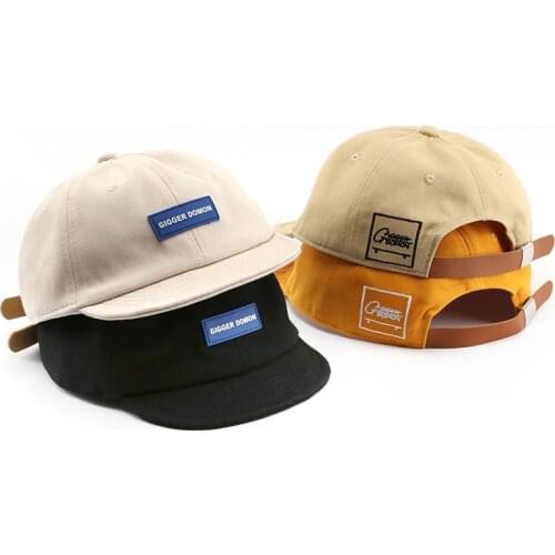 2021 New Womens Korean Style Retro Short Brim Baseball Cap Mens Outdoor Street Travel Female Student Sun Protection Sun Hat