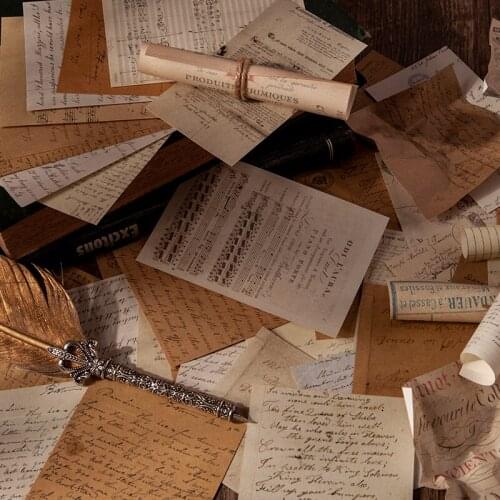 Retro Scrapbooking Diy Material Paper Pack Vintage Old Newspaper Decorative Antique Collection Art Craft Diary journalling cards