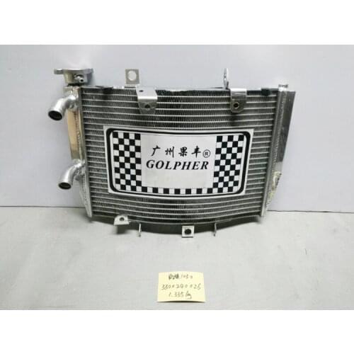 Golpher Alloy Motorcycle Polished Radiator for Triumph SPEED TRIPLE 1050 11-15
