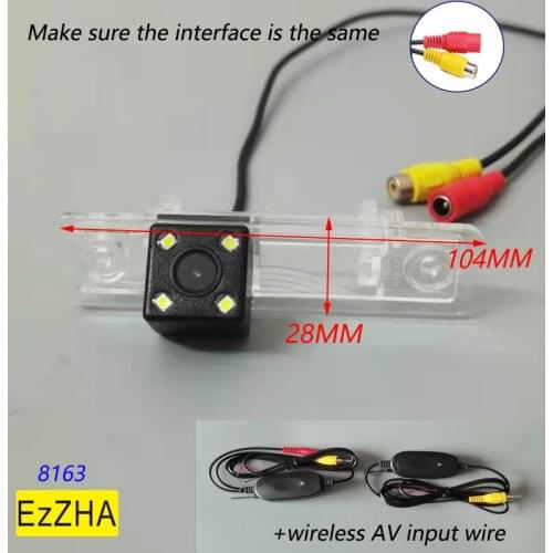 HD Wireless Car CCD Car Rear View Backup Parking Camera For Buick Excelle HRV GL8 Opel Zafira A 12LED Full HD Dynamic Tracks
