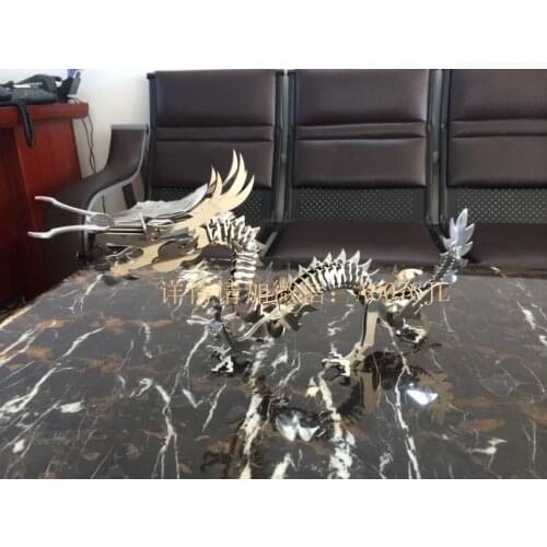Chinese Zodiac Dragon Dinosaur DWG CAD drawing file for cnc laser cutting engraving D11