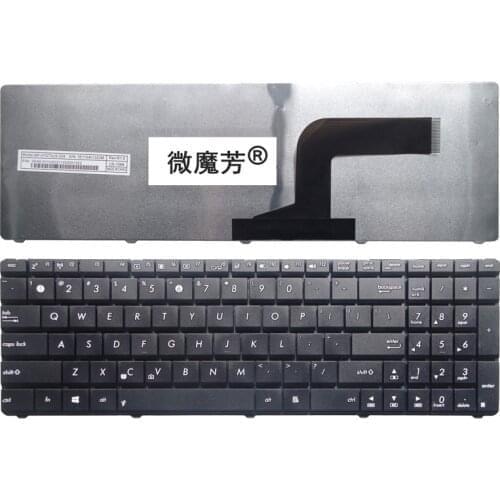 US For Asus K53 K53E X52 X52F X52J X52JR X55 X55A X55C X55U K73 K73B K73E K73S X61 NJ2 Replace laptop keyboard Black New English