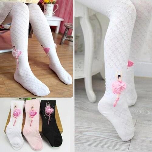 2 to 8 Years tights for Girls Children Kids Elastic Baby Stockings Ballet Girl Princess Pantyhose Cotton Dance Hosiery