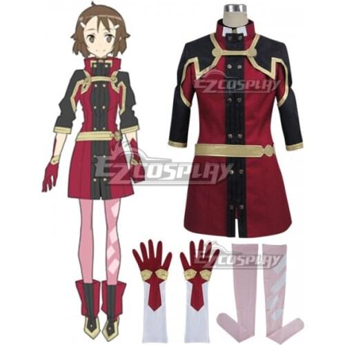 Sword Art Online Ordinal Scale Lisbeth Rika Shinozaki Movie Uniform Outfit Girls Dress Party Halloween Suit Cosplay Costume E001
