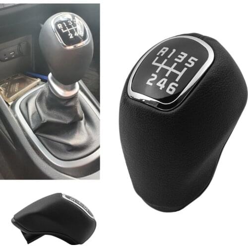 Leather Gear Shift Knob Lever Shifter Handball For Kia Sportage 2011 2012 2013 2014 2015 Rio 3 5 2013 2014 2016 Car Styling Part