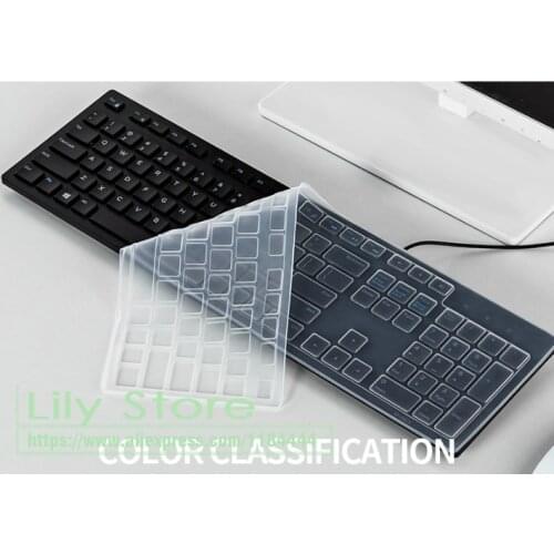 Keyboard Cover for Dell KB216T KB216P KB216 KM636 WK636 AIO 7777 Inspiron 3277 3475 OptiPlex 3050 Wireless Keyboard Protector