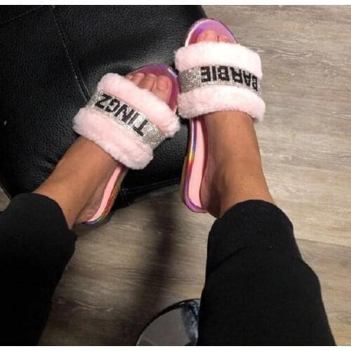 Summer Womens Slippers Zapatos De Mujer Fashion Crystal Beach Slipper Flat Shoes Women Slides Plus Size Flip Flops Open Toe