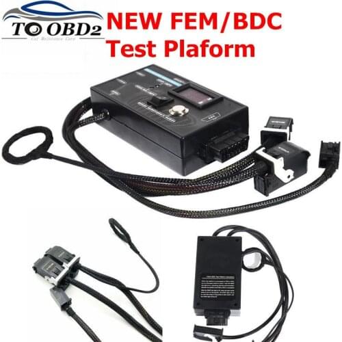 New Type Test Platform For BMW FEM&BDC Black Device For BMW F20 F30 F35 X5 X6 I3 both economical and convenient