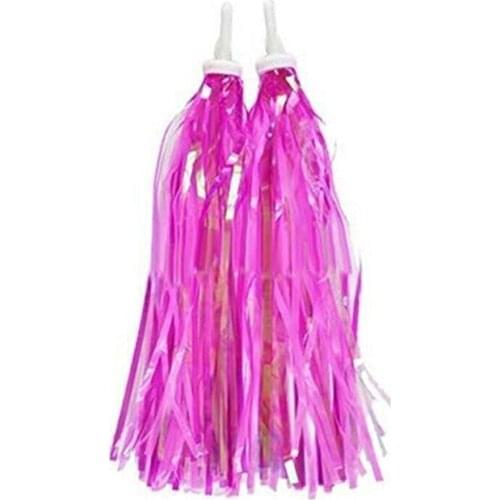 A Pair of Childrens Bicycle PE Streamer, Baby Ribbons Princess Streamers Grips Tassels Carriage Ribbon Handlebar U3M9