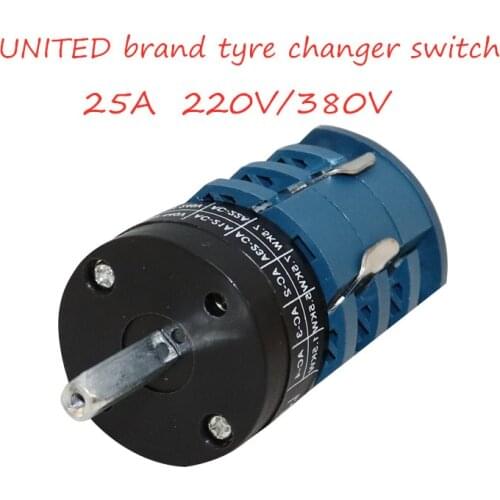 25A 220/380V Forward Reverse Switch for Car Tyre Changer Machine Tire Machine Replacement Part Turn Table Pedal Motor Switch