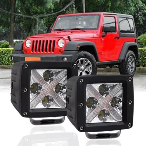 Led working lights for car waterproof vehicle work light drl fog lamp barra led offroad accesorios 4x4 tractor utv atv 12v 24v