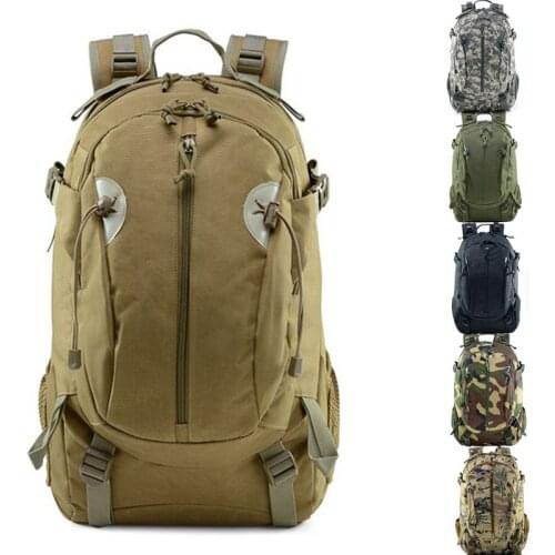 Outdoor Tactical Backpack 30L Softback Army Military Shoulder Bag For Hunting Hiking Travel Rucksack Camping Equipment 9 Colors