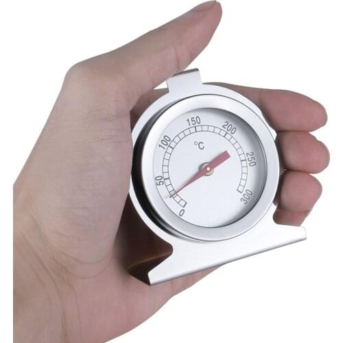Hot 1PC Stainless Steel Oven Cooker Thermometer Temperature Gauge Mini Thermometer Grill Temperature Gauge for Home Kitchen Food