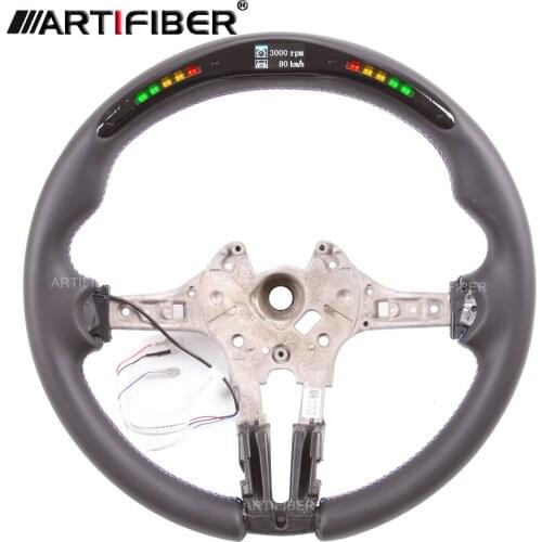 Carbon Fiber LED Steering Wheel with LED for BMW F32 F33 F36 F10 F11 F18 F06 F12 F13 F01 F02 F07