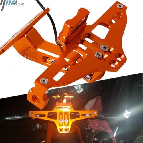 Universal Moto Scooter Number License Plate License Plate Bracket Holder For Suzuki GSXR 600 750 1000 GSX-R600 GSX-R750 HAYABUSA