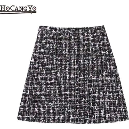 Summer Women Korean Style Skirt 2021 High Waist Tweed Buttock Wrap Skirts Ladies Sexy Mini Tweed Skirt Faldas Para Hippie Skirts