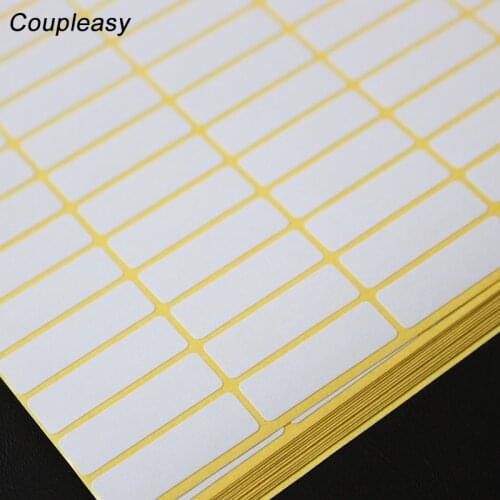 15 Sheets 14x16mm Blank White Sticker Labels Small Paper Adhesive Label Stickers Writable Note Sticker Tag Stationery 1800Pcs