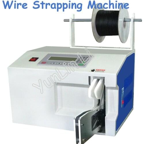 220V Cable Coil Binding Machine Wire Strapping Machine Stainless Steel Hose Packaging Machine T15-40