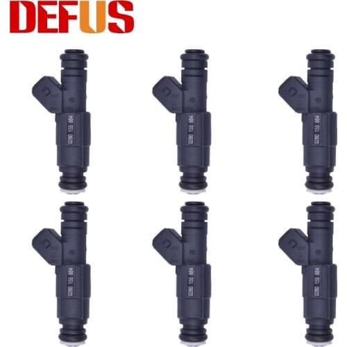 High 6x Fuel Injector OEM 0280155884 Fit Chevrolet Chevy GMC 7.4L 454cid Vin J 35175728 0280150734 198455 198442 13898440 Nozzle