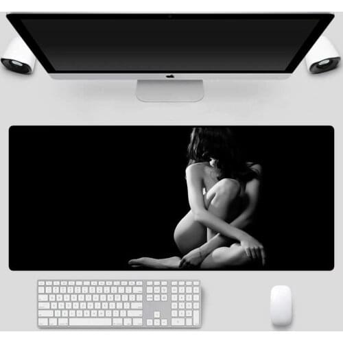 Mairuige Large Mouse Pad Sexy Woman Mouse Pad Computer Notebook Office Game Accessories Keyboard Gaming Desk Mousepad Desk Mat